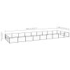 Dog Kennel Black 290.6 ftÂ¬â‰¤ Steel