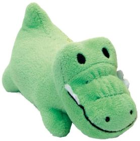 Lil Pals Ultra Soft Plush Gator Squeaker Toy (3 count: 3 count Lil Pals Ultra Soft Plush Gator Squeaker Toy)