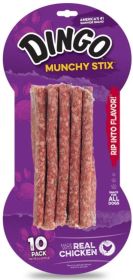 Dingo Munchy Stix with Real Chicken (120 count (12 x 10 ct): 120 count (12 x 10 ct) Dingo Munchy Stix with Real Chicken)
