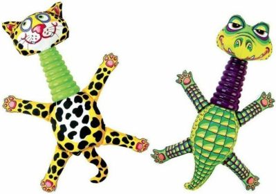 Fat Cat Rubber Neckers Dog Toy Assorted Styles (3 count: 3 count Fat Cat Rubber Neckers Dog Toy Assorted Styles)