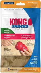 KONG Snacks for Dogs Bacon and Cheese Recipe Large (132 oz (12 x 11 oz): 132 oz (12 x 11 oz) KONG Snacks for Dogs Bacon and Cheese Recipe Large)