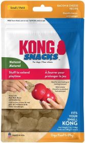 KONG Snacks for Dogs Bacon and Cheese Recipe Small (21 oz (3 x 7 oz): 21 oz (3 x 7 oz) KONG Snacks for Dogs Bacon and Cheese Recipe Small)