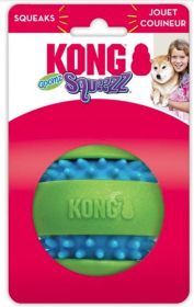 KONG Goomz Squeezz Ball Squeaker Dog Toy (Large - 12 count: Large - 12 count KONG Goomz Squeezz Ball Squeaker Dog Toy)