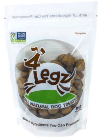 4Legz Organic Pumpkin Crunchy Dog Cookies (42 oz (6 x 7 oz): 42 oz (6 x 7 oz) 4Legz Organic Pumpkin Crunchy Dog Cookies)