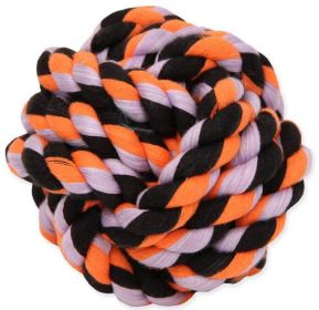 Mammoth Cotton Blend Monkey Fist Ball Flossy Dog Toy 3.75" Small (6 count: 6 count Mammoth Cotton Blend Monkey Fist Ball Flossy Dog Toy 3.75" Small)