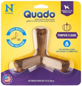 N-Bone Quado Treat Pumpkin Flavor Average Joe (4 count: 4 count N-Bone Quado Treat Pumpkin Flavor Average Joe)