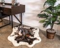 Paw Puprug Animal Print Memory Foam Dog Bed Brown Faux Cowhide