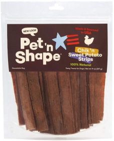 Pet n Shape Natural Chik n Sweet Potato Strips Dog Treats (42 oz (3 x 14 oz): 42 oz (3 x 14 oz) Pet n Shape Natural Chik n Sweet Potato Strips Dog Treats)