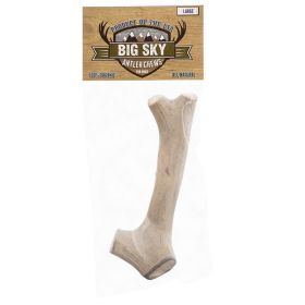 Big Sky Antler Chews for Large Dogs (4 count (4 x 1 ct): 4 count (4 x 1 ct) Big Sky Antler Chews for Large Dogs)