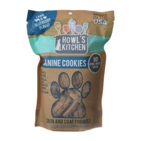 Howls Kitchen Canine Cookies Skin and Coat Formula Lamb and Blueberry (240 oz (24 x 10 oz): 240 oz (24 x 10 oz) Howls Kitchen Canine Cookies Skin and Coat Formula Lamb and Blueberry)