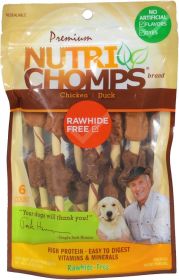 Nutri Chomps Chicken and Duck Kabobs Dog Treat (48 count (8 x 6 ct): 48 count (8 x 6 ct) Nutri Chomps Chicken and Duck Kabobs Dog Treat)