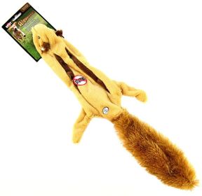 Skinneeez Plush Flying Squirrel Dog Toy (Large - 3 count: Large - 3 count Skinneeez Plush Flying Squirrel Dog Toy)
