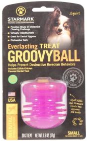 Starmark Everlasting Treat Groovy Ball Small (3 count: 3 count Starmark Everlasting Treat Groovy Ball Small)