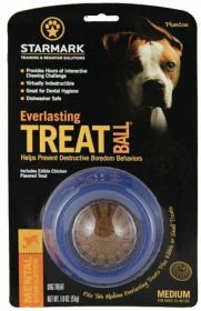 Starmark Everlasting Treat Ball Original Medium (2 count: 2 count Starmark Everlasting Treat Ball Original Medium)