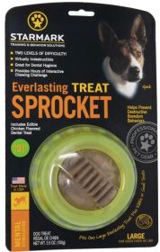 Starmark Everlasting Treat Sprocket Large (4 count: 4 count Starmark Everlasting Treat Sprocket Large)
