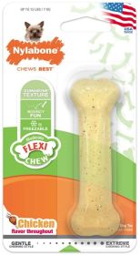 Nylabone Flexi Chew Bone Chicken Flavor Petite (3 count: 3 count Nylabone Flexi Chew Bone Chicken Flavor Petite)